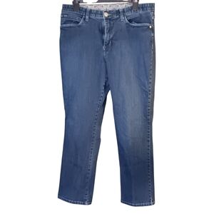 Lee Women's Ankle Jeans in Deep Blue